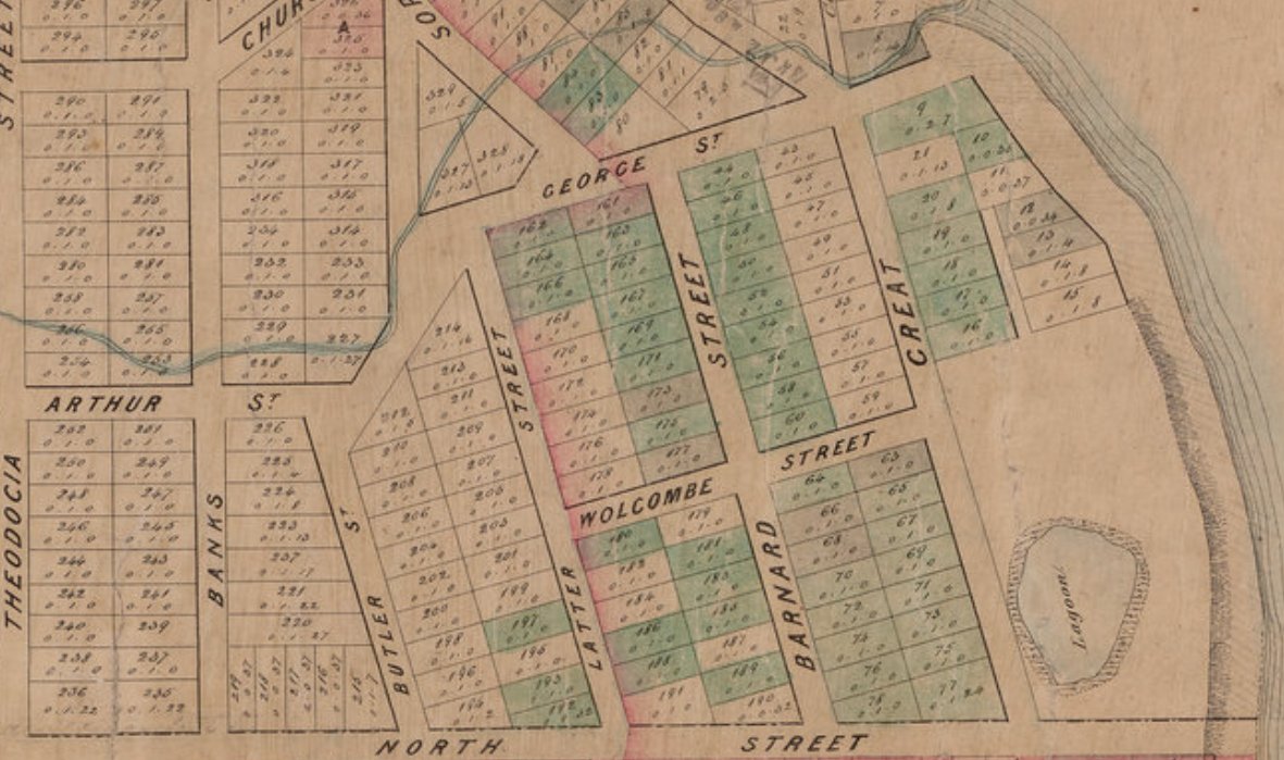 Inner City Map ScreenshotTimaru town NZ Heritage Maps httpsmaps recollect.co.nznodesview1138