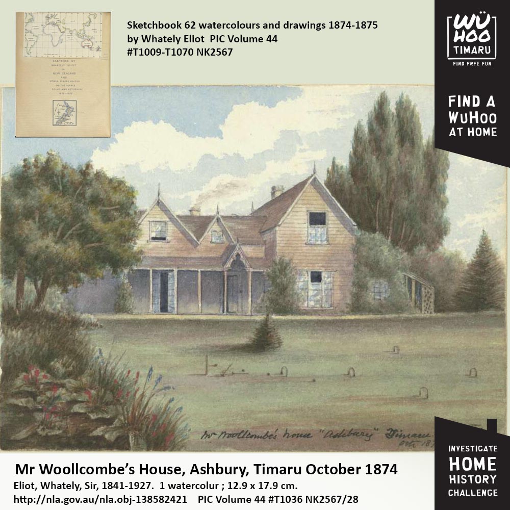 WuHoo InvestigateYourHomeChallenge WoolcombesHouse AshburyPark 0025 PaintingEliotWhately1874