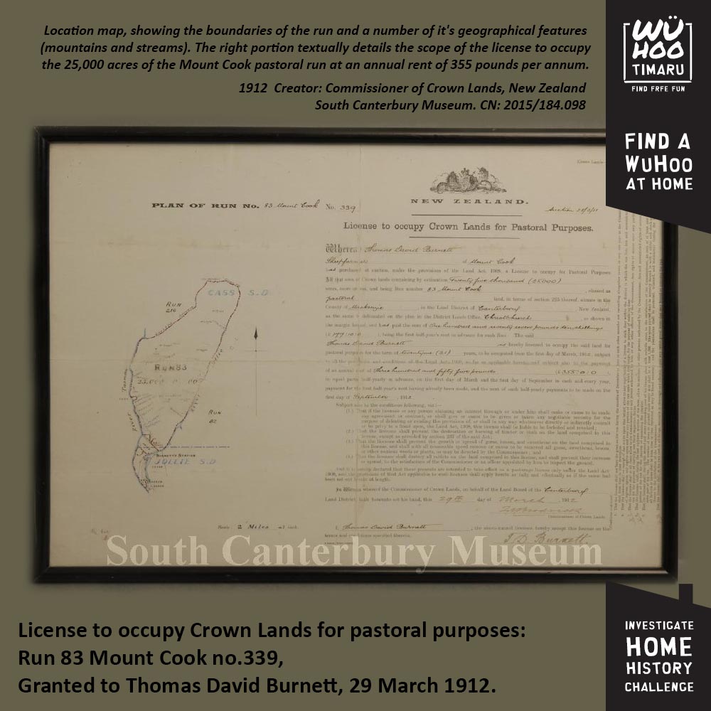 WuHoo InvestigateYourHomeChallenge PioneerHall 0065 License Run83MountCookNo339