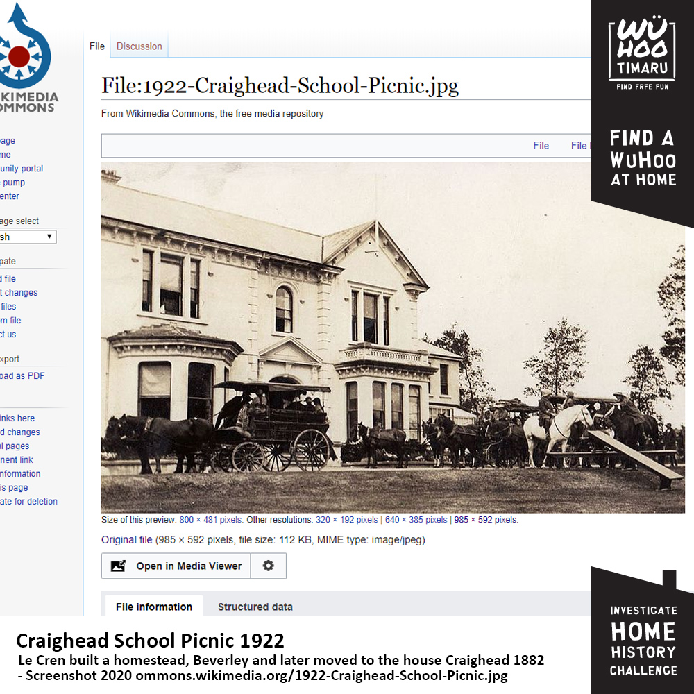 WuHoo InvestigateYourHomeChallenge LeCren 0600 CraigheadSchool