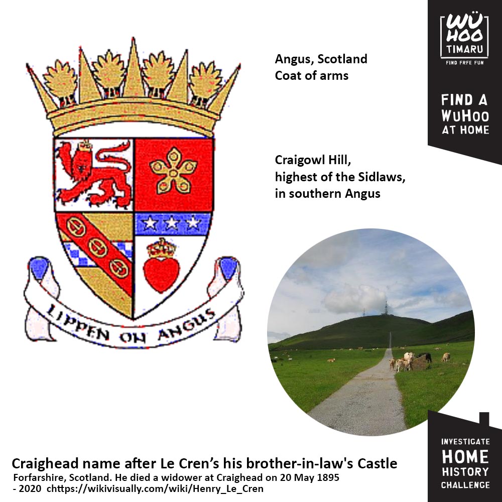 WuHoo InvestigateYourHomeChallenge LeCren 2000 CraigheadSchool ScotlandOriginOfName