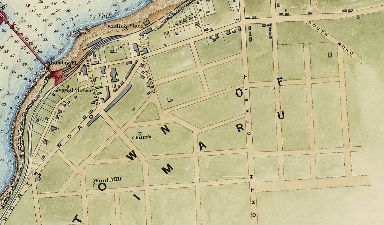 1860 Timaru Foreshore NZ Heritage Maps Platform recollect
