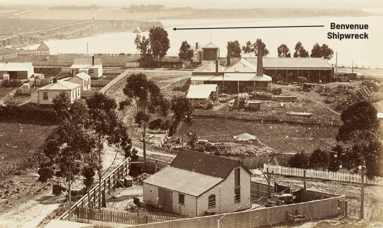 1880s Looking over the Bay Hill Te Papa O 034179 section of photo