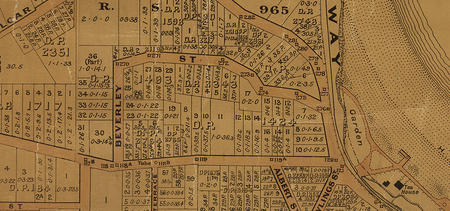 1911 Borough of Timaru South Canterbury Map