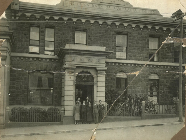 1937 Union Bank of Australia Ltd Timaru Branch Photo supplied by Timaru District Holdings Ltd