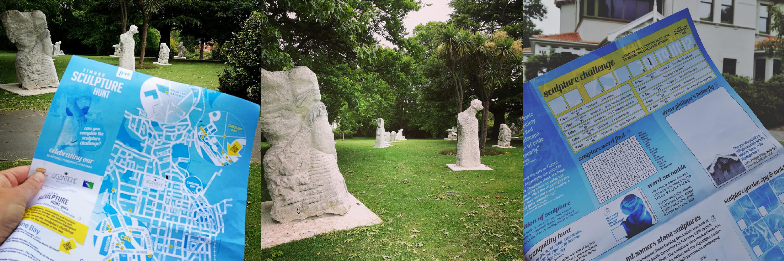 Aigantighe Sculpture Hunt Montage WuHoo Timaru 250820
