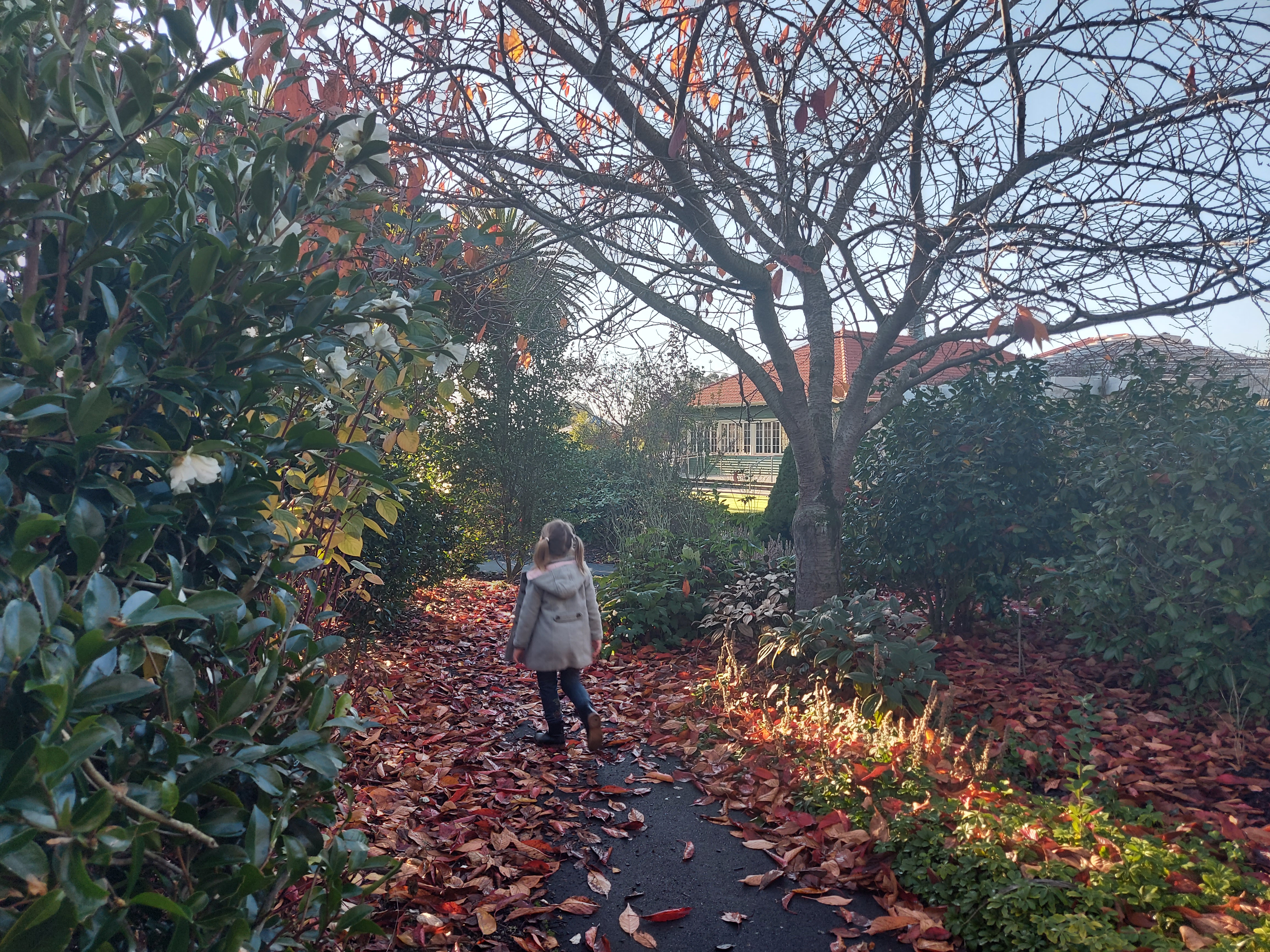 Annabelle Fauth explores the garden aged 4 2022 05 23