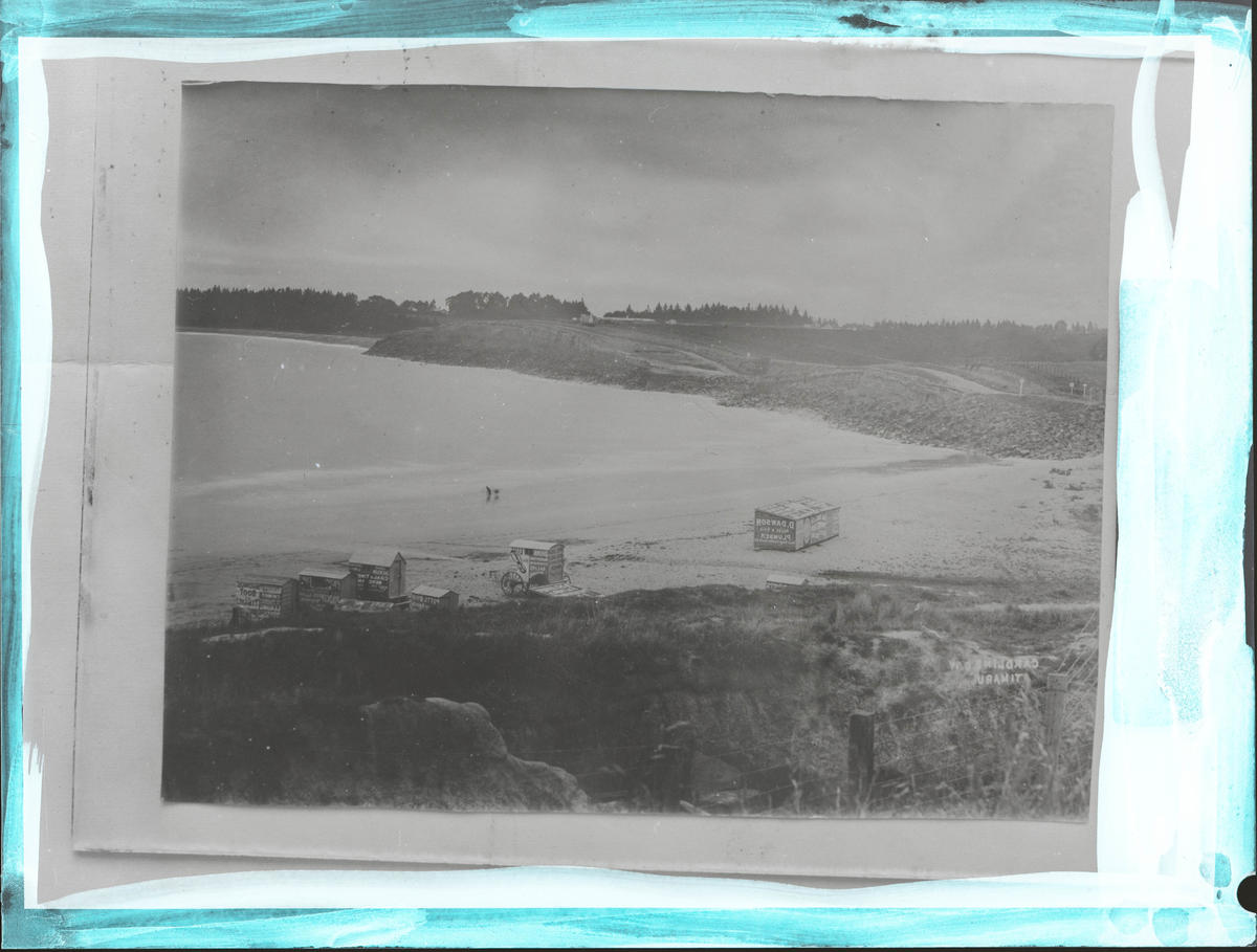 Caroline Bay Timaru c 1900 probably from Bishop family album Canterbury Museum