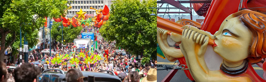 Timaru Christmas Parade Photos Geoff Cloake Left Roselyn Fauth right 2024