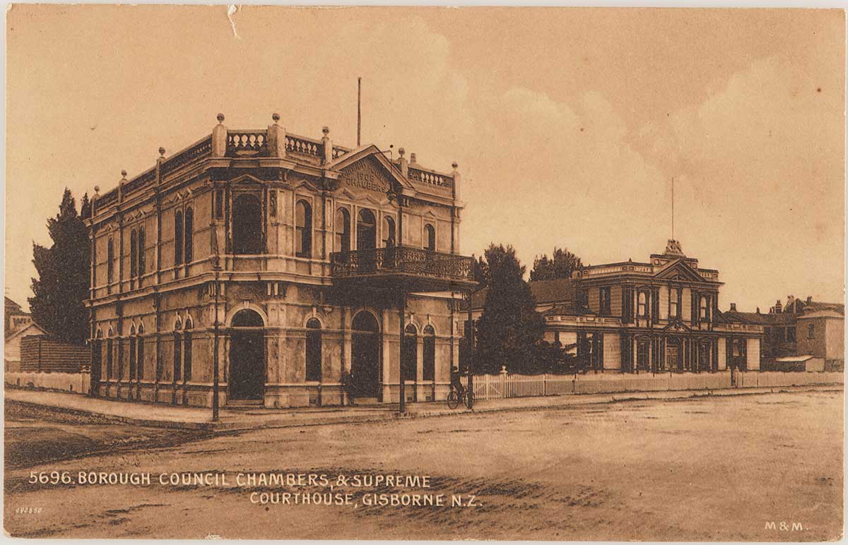 Courthouse MA I419840 TePapa Gisborne Borough Council Chambers 1909