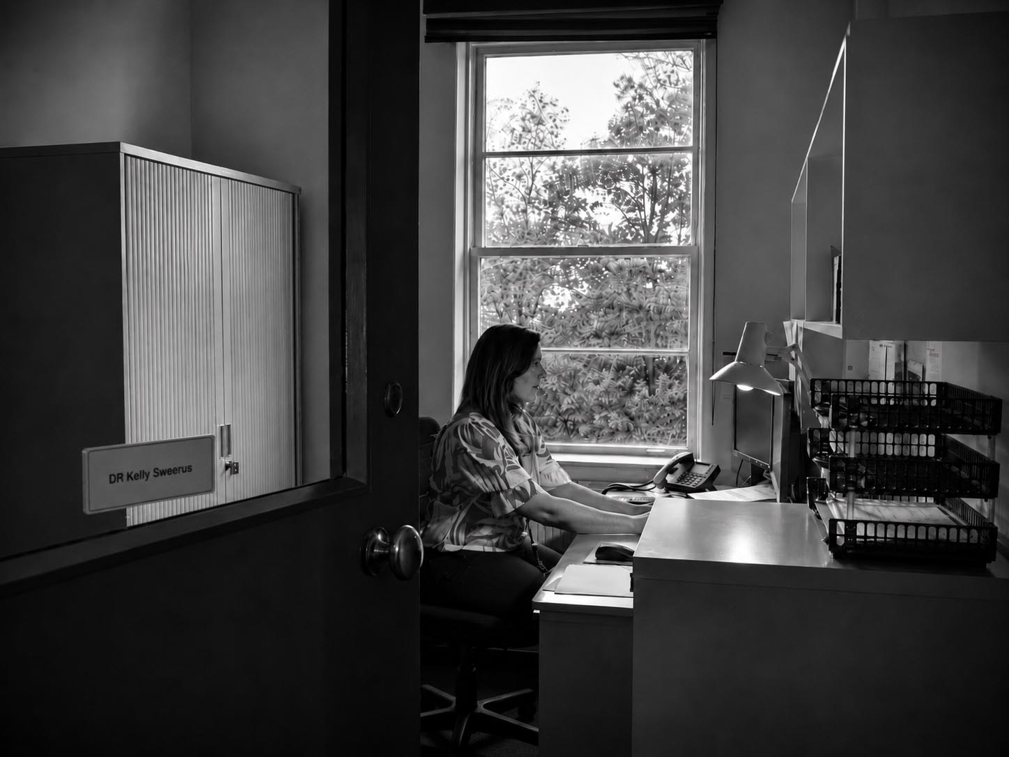 Dr Kelly Sweerus at her office in Timaru Public Hospital Photo Roselyn Fauth