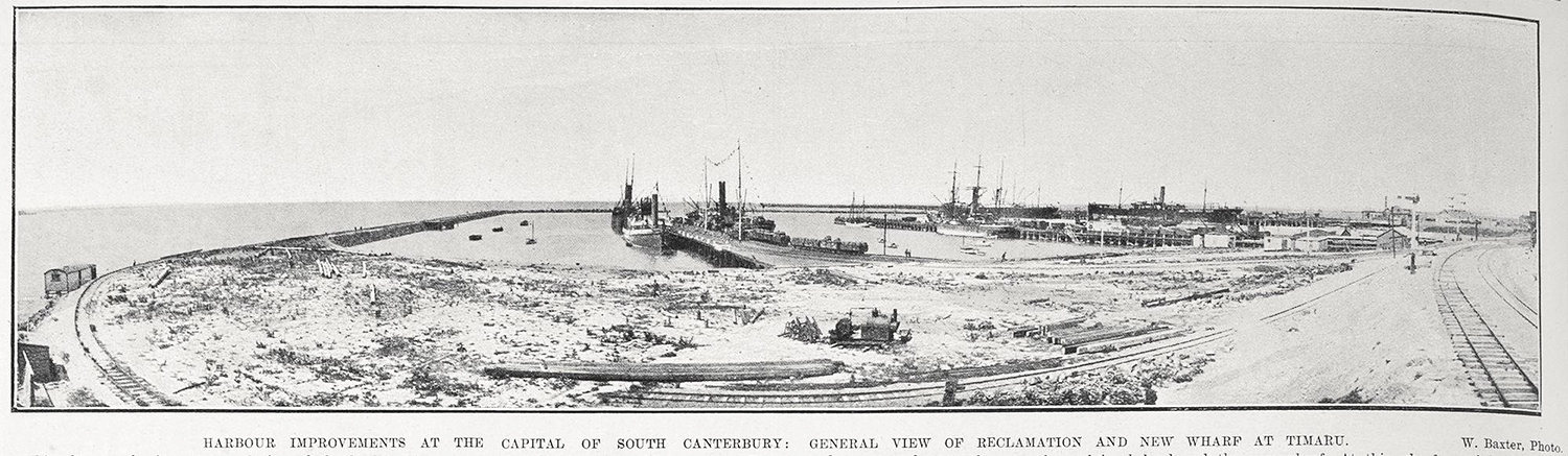 Harbour Improvements At The Capital Of South Canterbury 193668