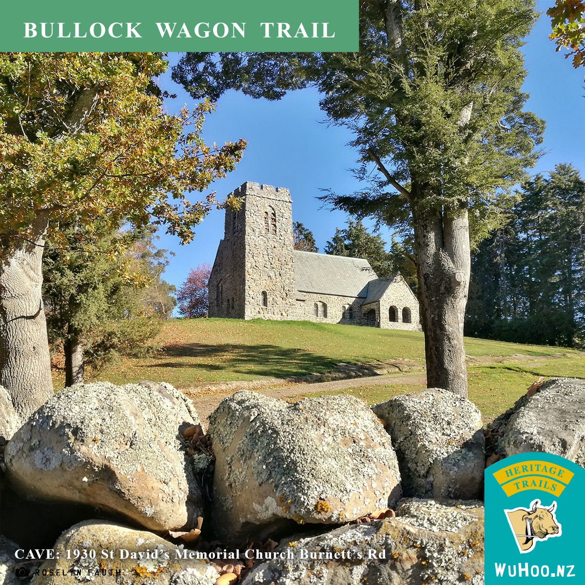 HeritageTrail BullockWagon CAVE_1930_St_Davids_Memorial_Church_Burnetts_Rd