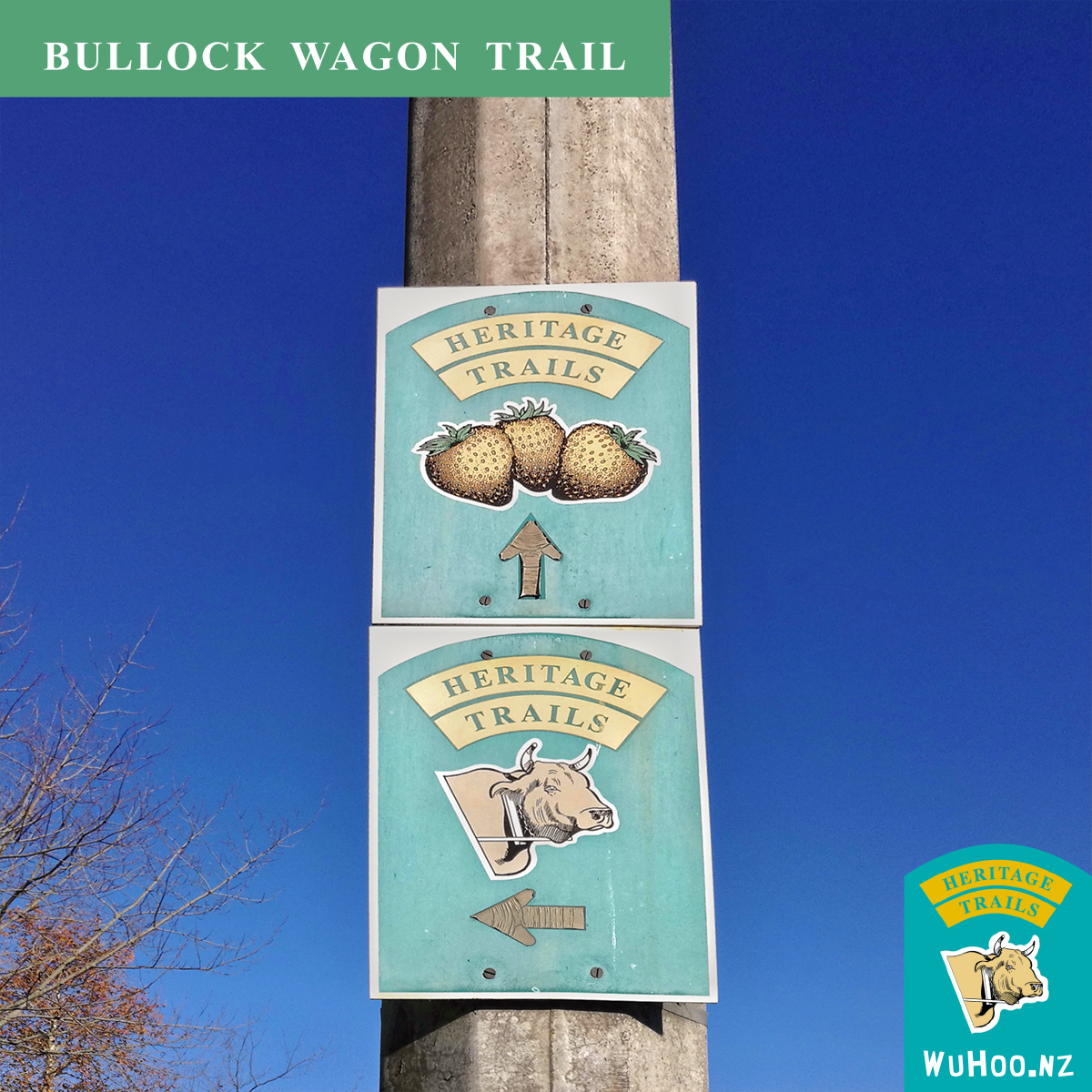 HeritageTrail BullockWagon HighwaySign