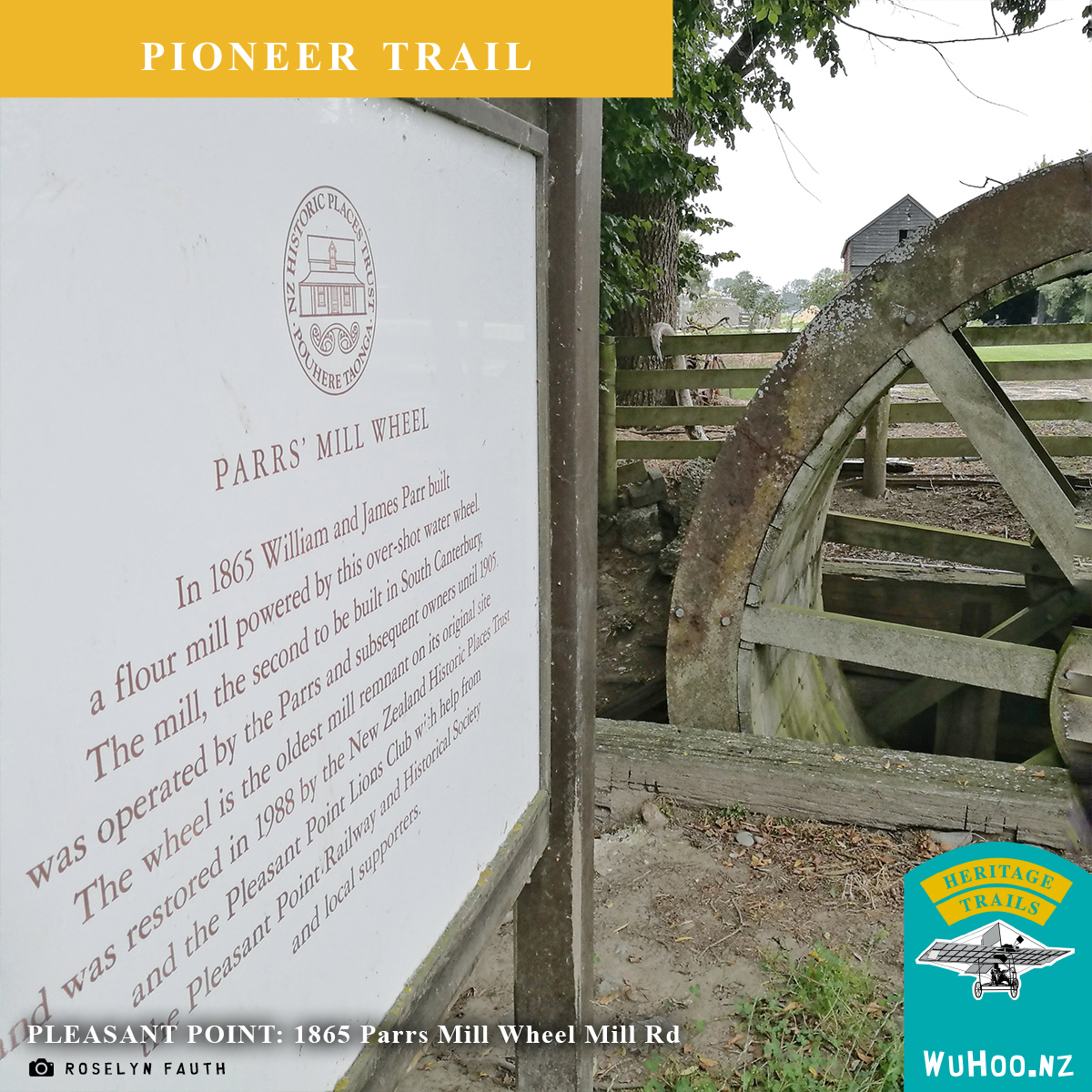 HeritageTrail Logo Watermark PioneerTrail PLEASANT_POINT_1865_Parrs_Mill_Wheel_Mill_Rd_6