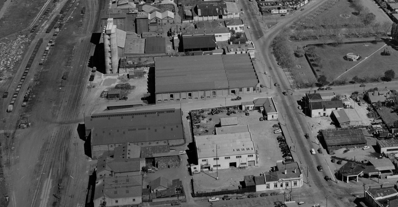 John Jackson Co North St Oct 1956 crop from whites aviation survey photo