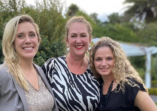 Kelly Sweerus Roselyn Fauth and Clarissa Doran