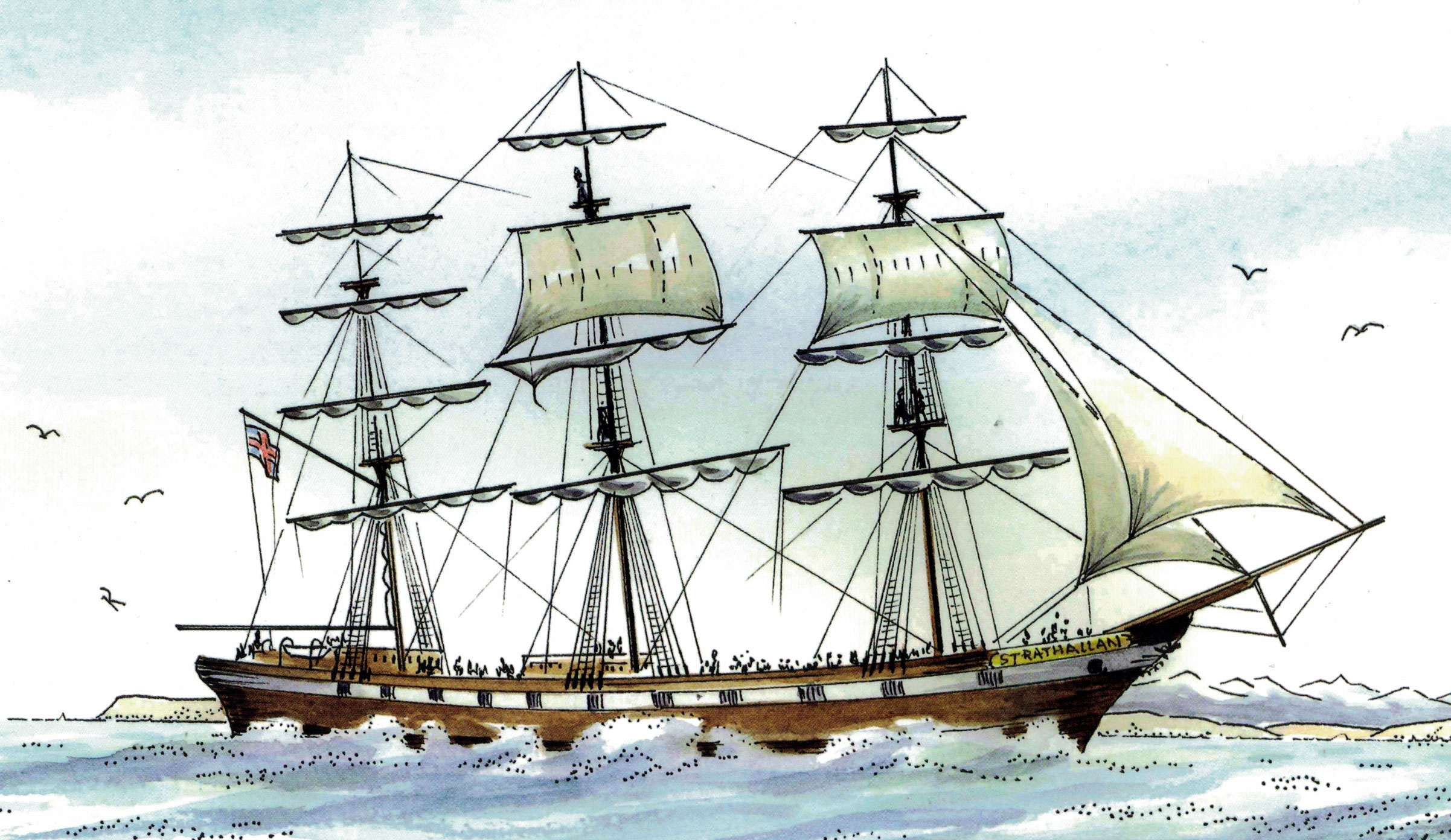 The Strathallan by Raymond Morris