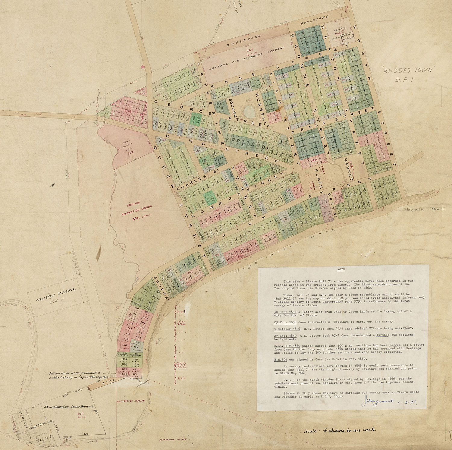 Timaru GovernmentTownPlan R22668789 01 Section