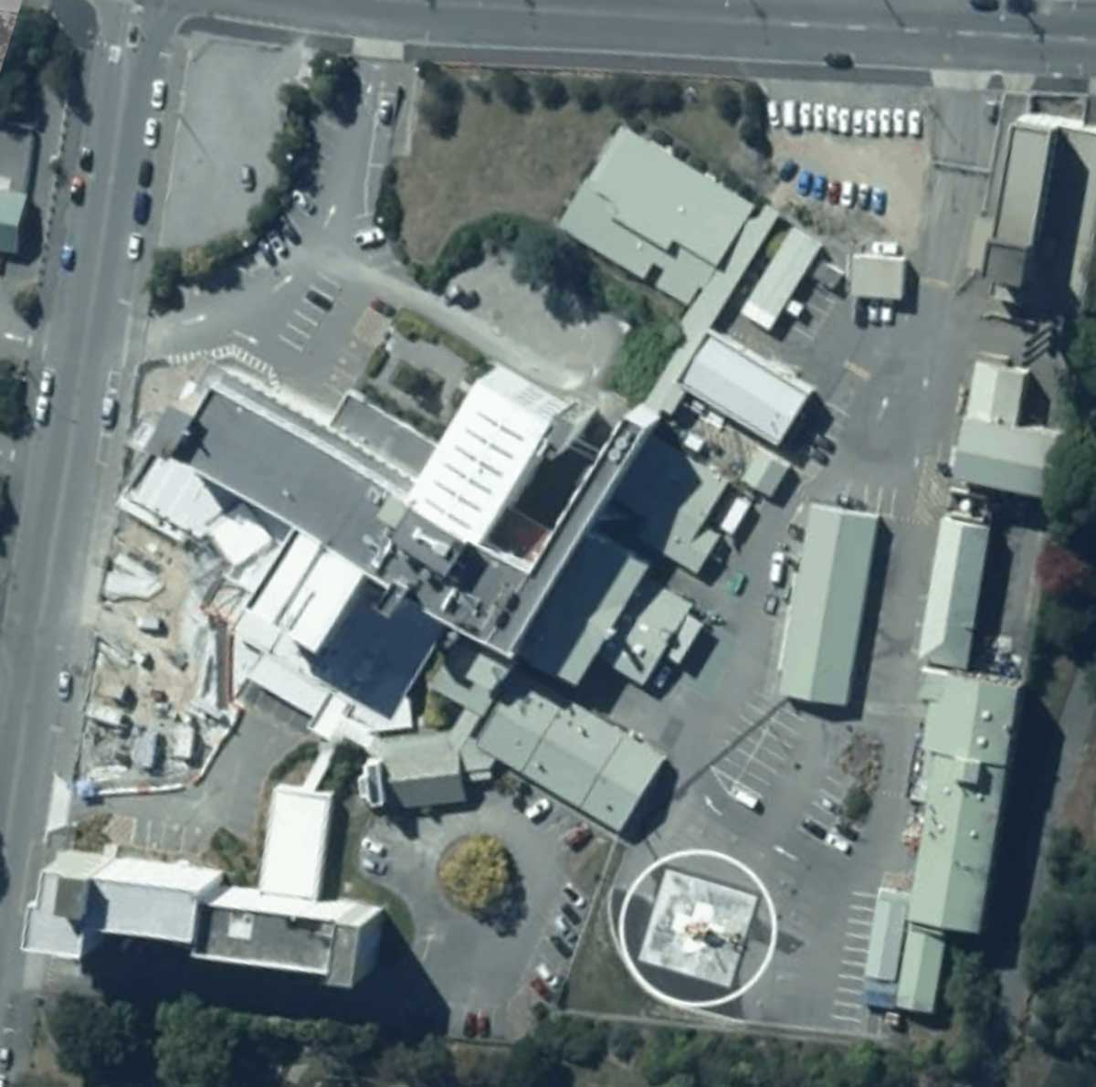 Timaru Hosptial c2000 data linz govt nz