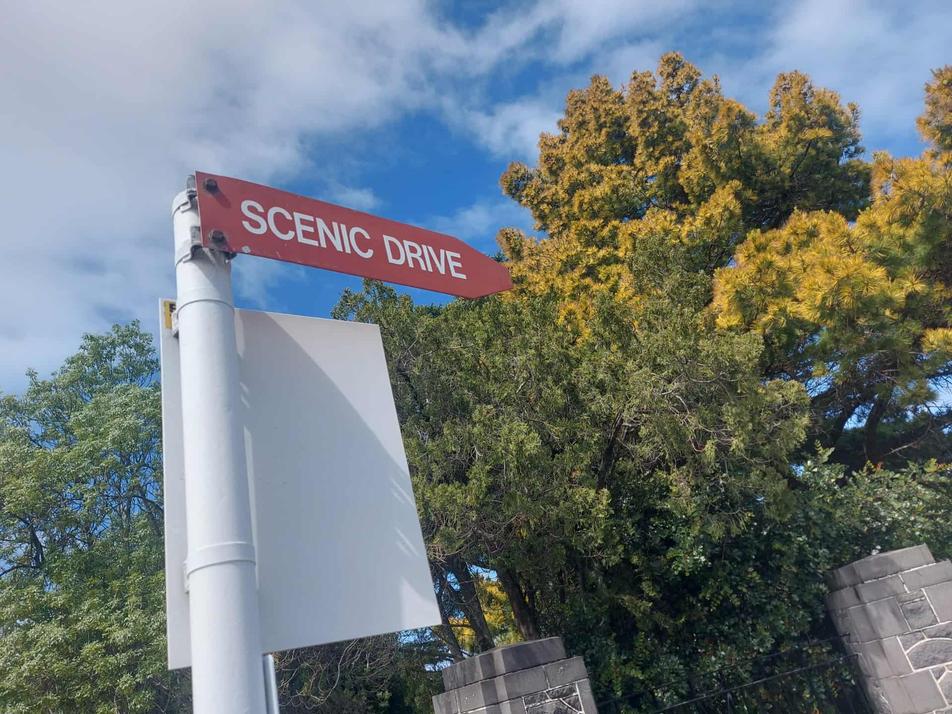 Timaru Scenic Drive Signpost