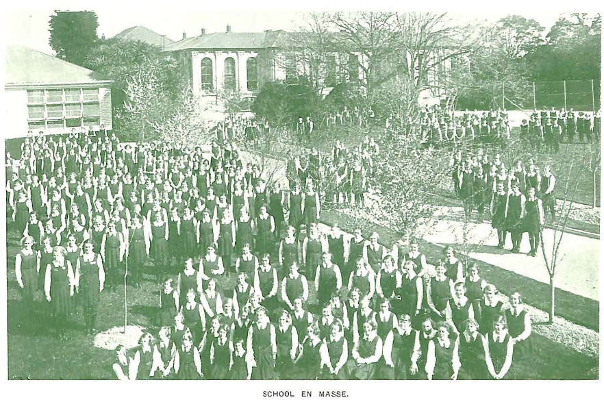 Timaru centennial of the Dominion of New Zealand 1940 Aoraki Heritage Collection 780 TGHS School en masse