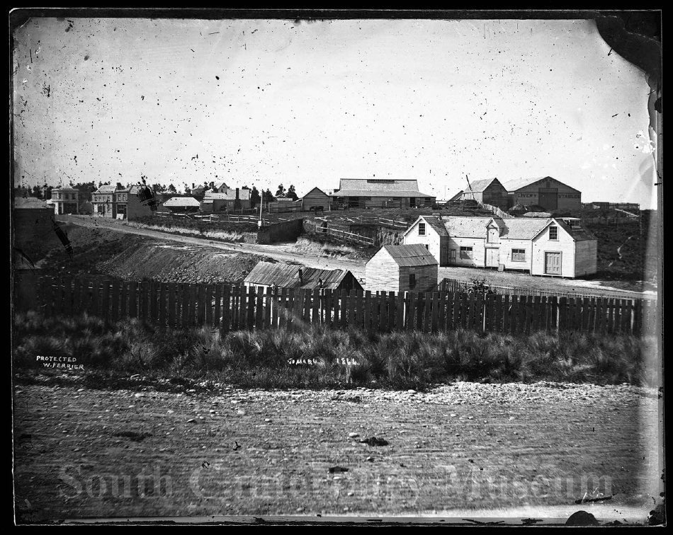 Timaru in 1864 South Canterbury Museum 6116