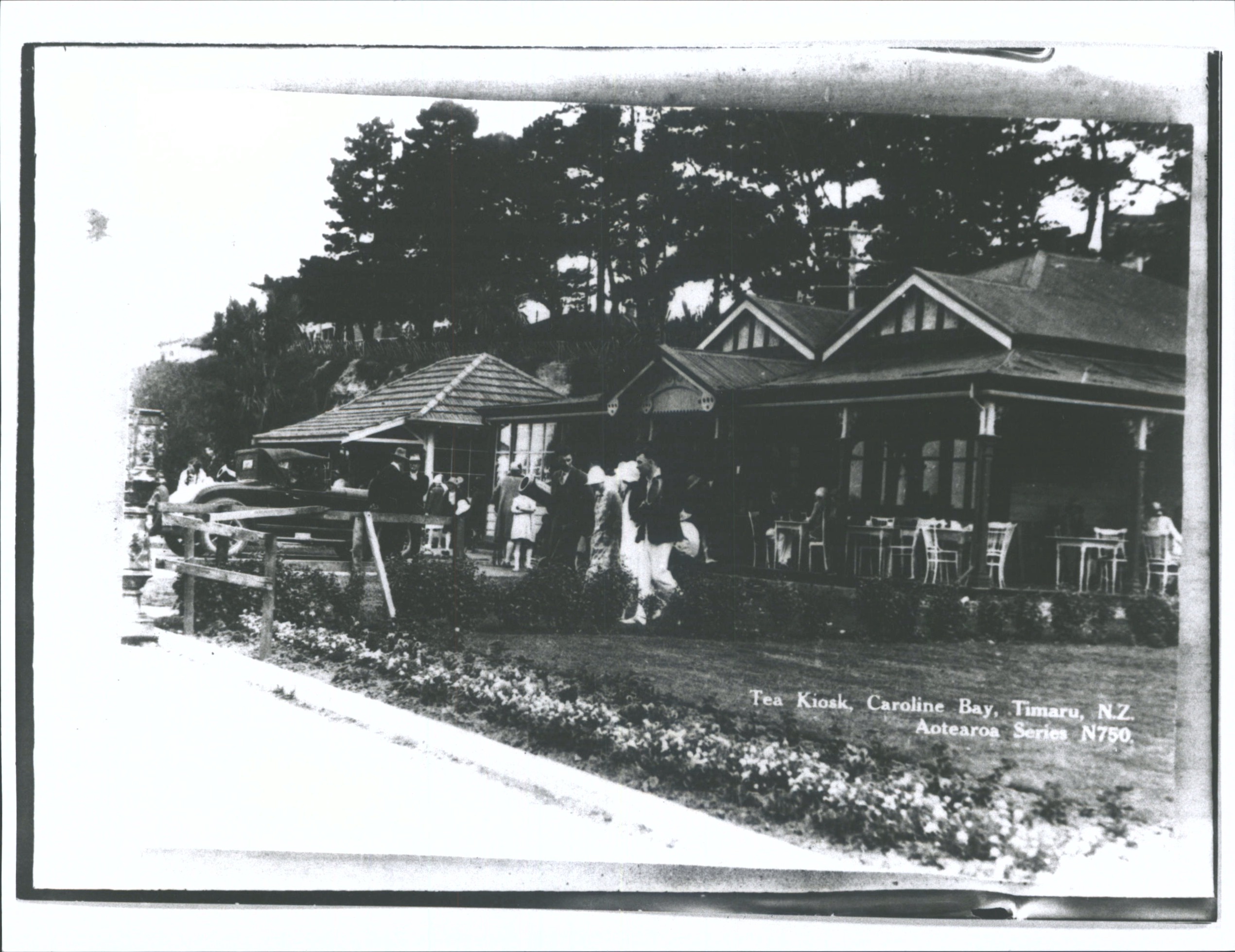 tea Kiosk Caroline Bay Timaru NZ Hocken Digital Collections