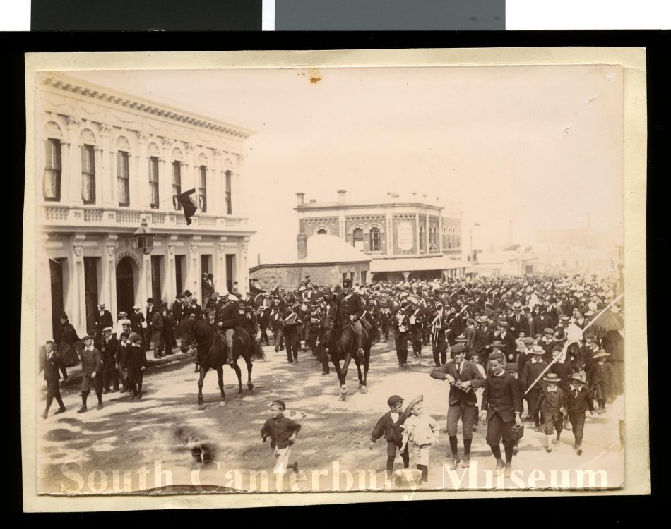 Imperial Indian Contingent at Timaru 4 March 1901 South Canterbury Museum 1559
