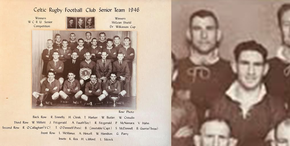 Marist Club Rugby Photo with Arthur Fauth and Harry Cloake