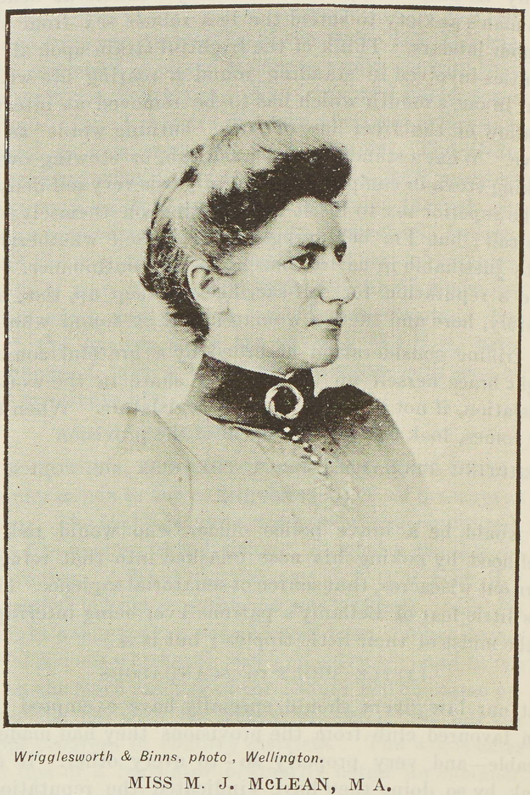Miss Mary Jane Mclean 1866 1949 Headmistress at Timaru High School 114095