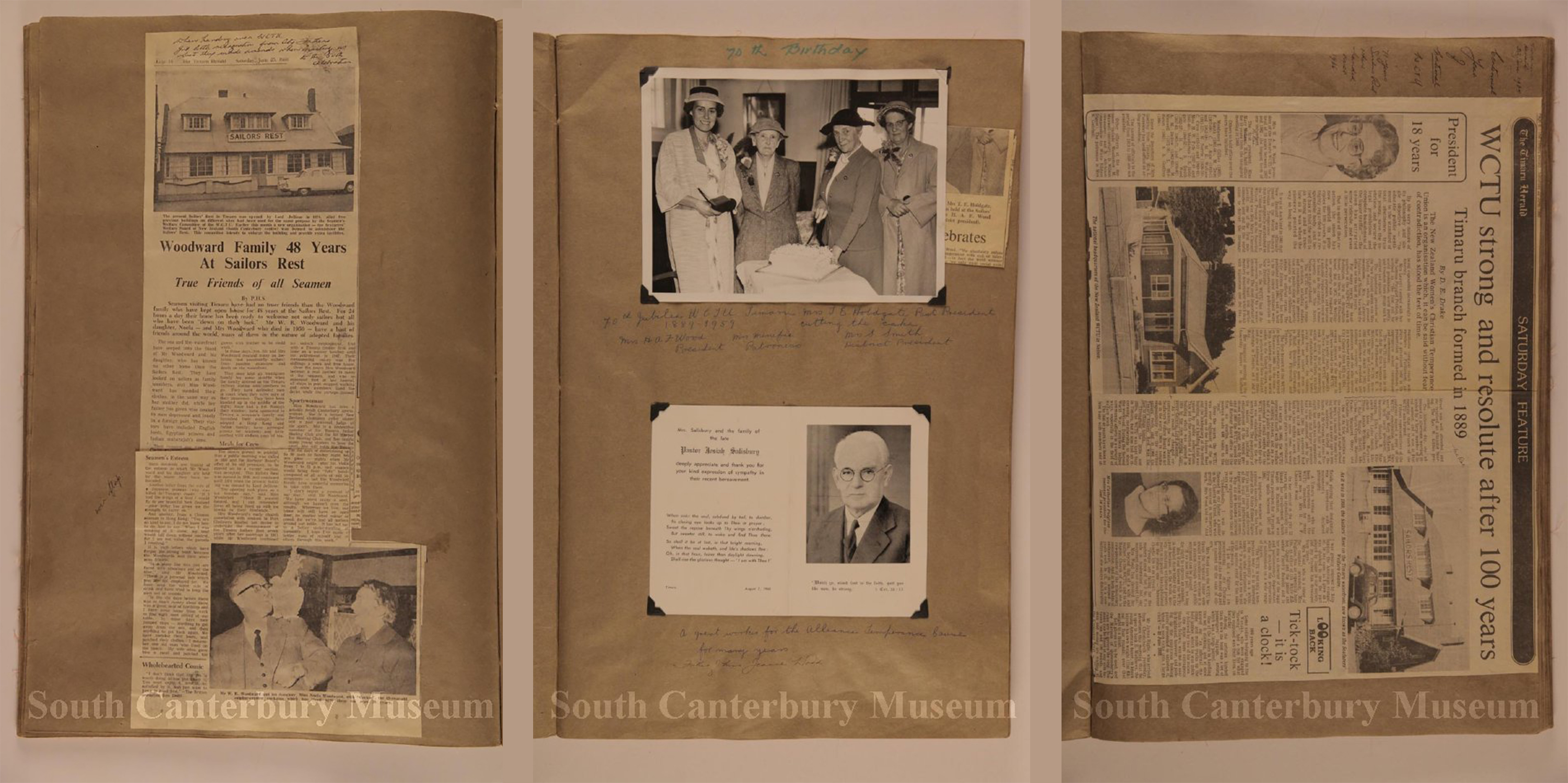 Womens Christian Temperance Union albulm 1936 to 1990 South Canterbury Musuem 200905502 16