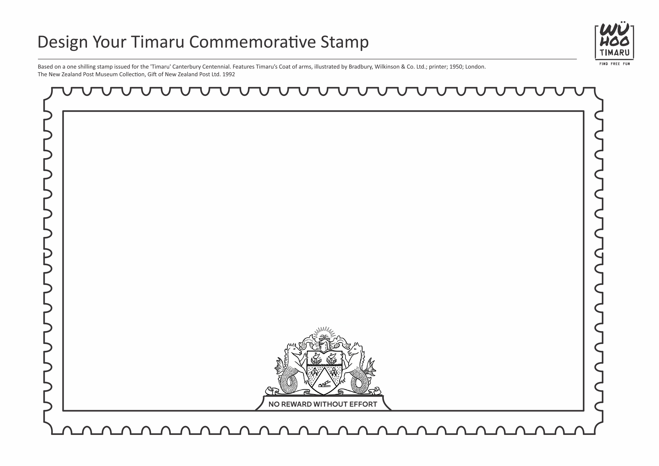 WuHoo Design Your Timaru Commemorative Stamp 251202
