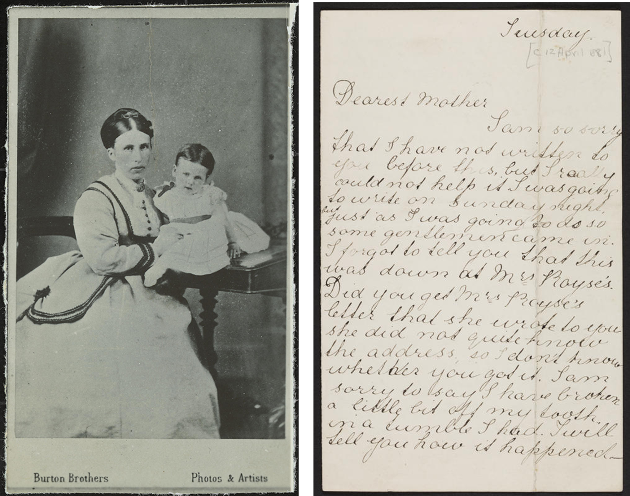 E H McCormick Papers, E H McCormick Research Library, Auckland Art Gallery Toi o Tāmaki, gift of Linda Gill, 2015 a letter